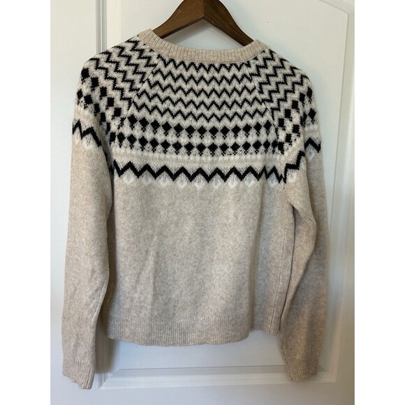 Crown Ivy Sweater Medium Cardigan Fair Isle Festive Jewel Buttons Cozy - Picture 5 of 13